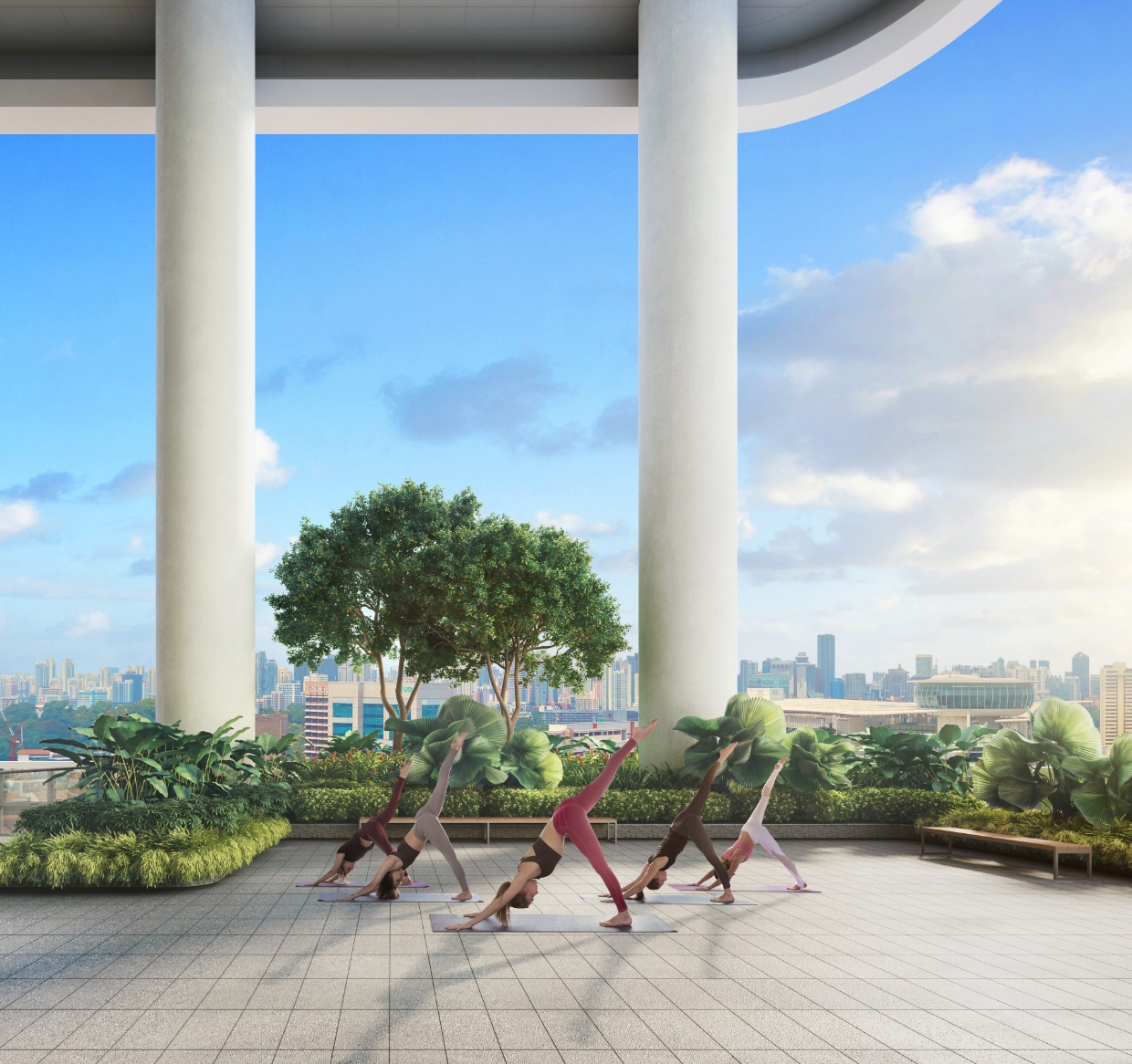 Skyline At Garden